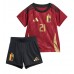 Camisa de time de futebol Bélgica Timothy Castagne #21 Replicas 1º Equipamento Infantil Europeu 2024 Manga Curta (+ Calças curtas)